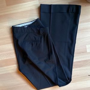 Theory black flare slacks